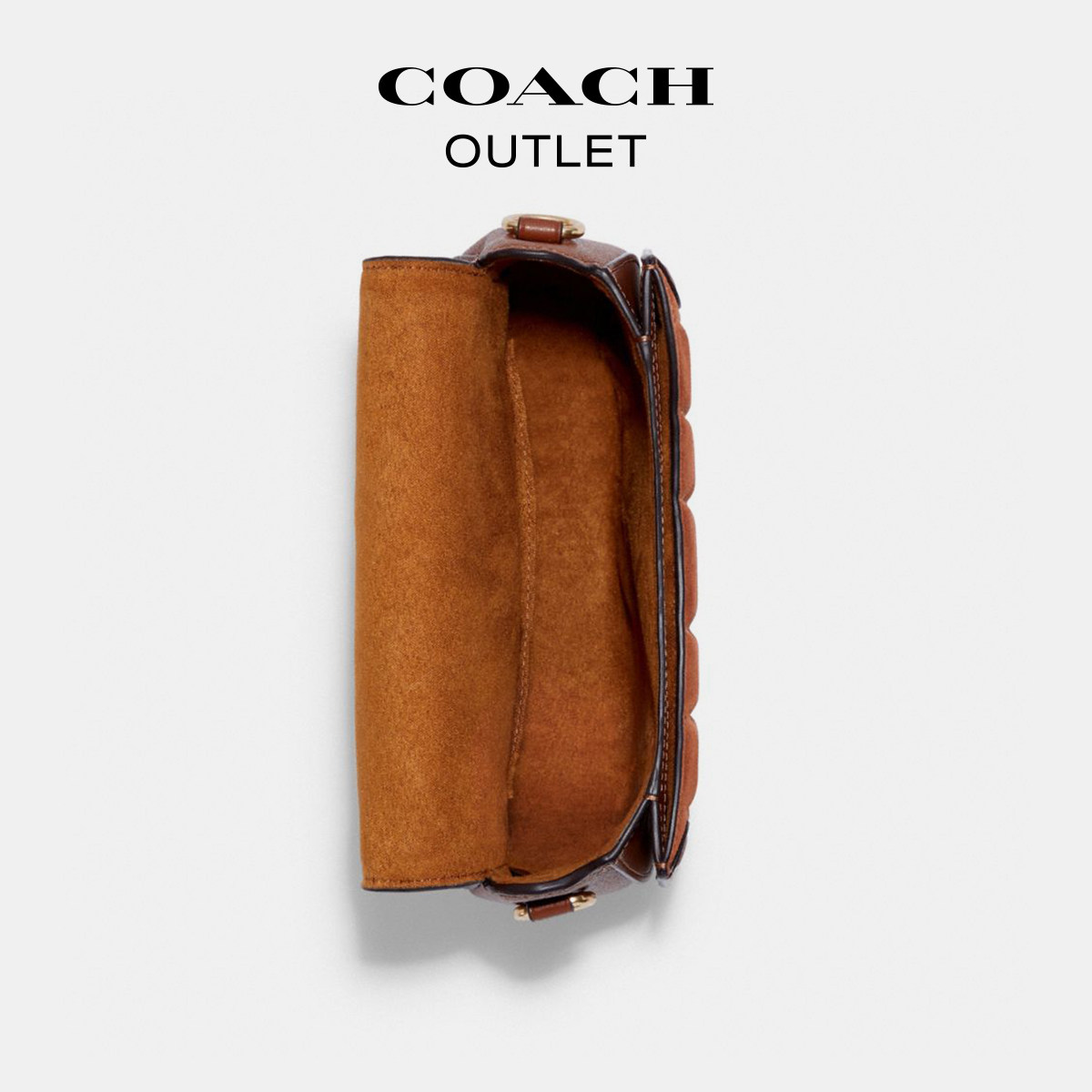 【入会领券】coach /蔻驰线状马鞍包 COACHoutlet马鞍包