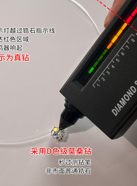 ACC莫桑钻项链女925纯银人鱼之泪