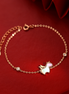 ACC独角兽手链925纯银小众高级感