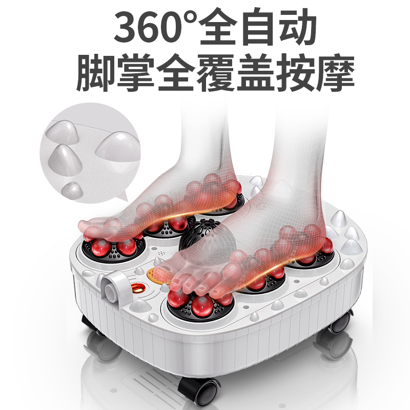 奥克斯柏桔专卖店AUX/奥克斯家用足浴盆全自动加热按摩泡脚桶电动恒温深桶足浴养生0