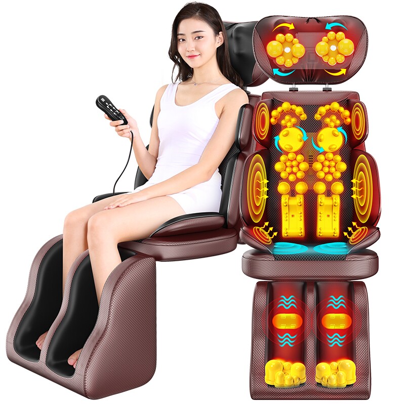 奥克斯按摩椅家用全身多功能坐垫 奥克斯柏桔按摩椅/沙发