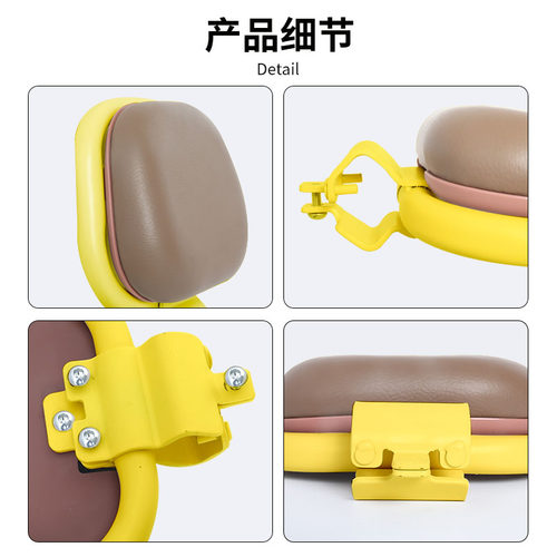 适用九号q85c/Q70c/Q80c电动车靠背后座靠背护腰小Q装饰改装配件 - 图3