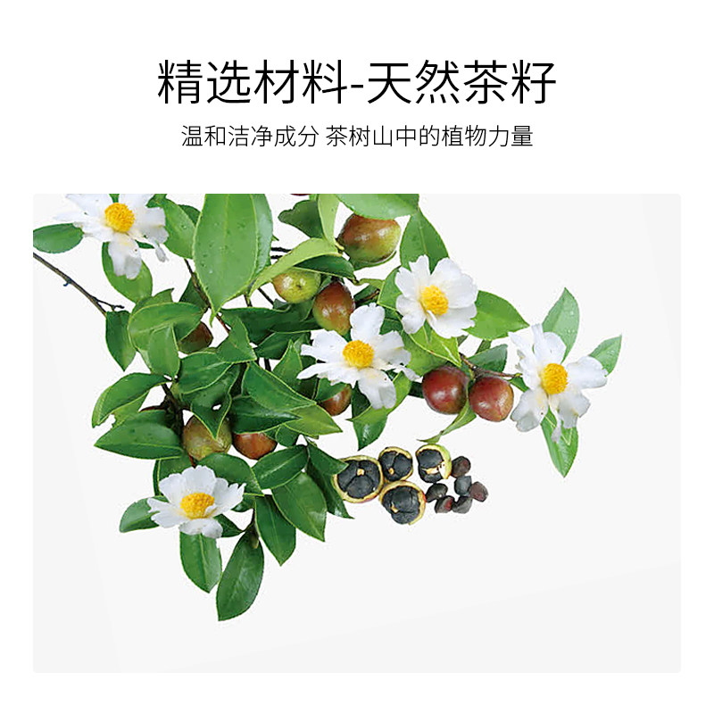 揽肤茶籽防螨除菌除螨实惠装洗衣液 揽肤常规洗衣液