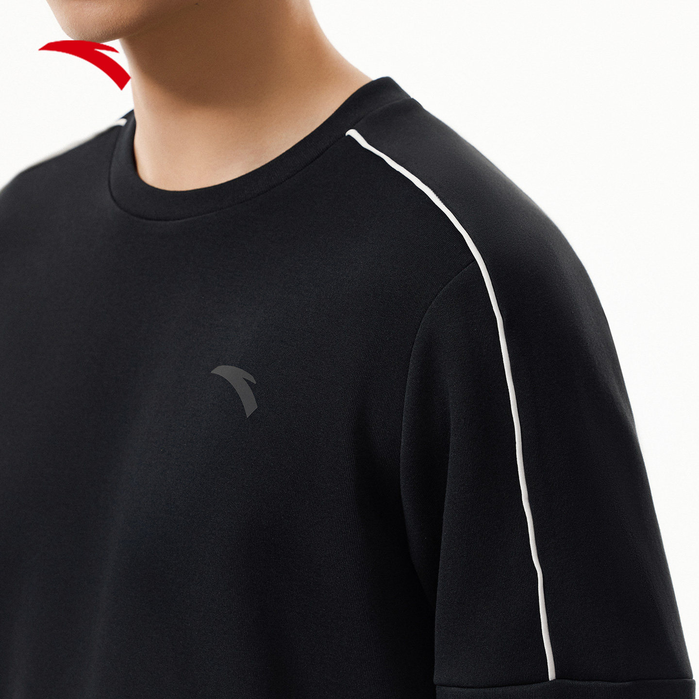 安踏休闲套头卫衣男官方正品圆领长袖打底衫宽松加绒保暖针织上衣,淘宝优惠券,粉丝福利购,淘宝优惠卷