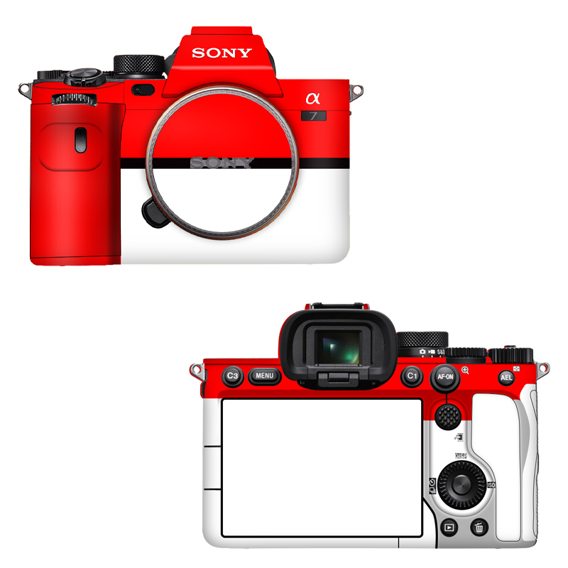 卡通全包适用索尼相机A7M4/M3/M2 A7R2/A7S2/A92/A1贴纸保护贴膜 - 图3