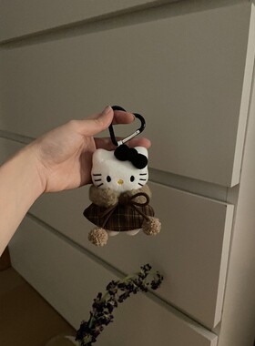 猫猫包包挂件小玩偶书包挂件毛绒挂饰可爱猫猫公仔挂件装饰