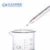 Glass graduated dropper with rubber tip dropper red rubber cap