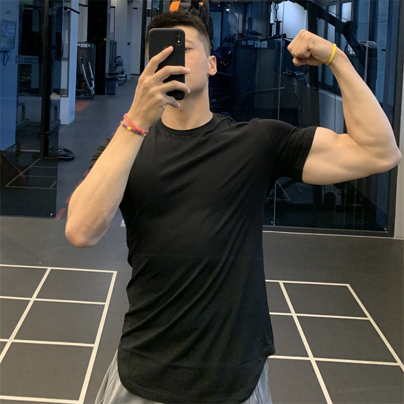 irontrap紧袖口圆弧短袖t恤紧身跑步运动训练速干健身衣服男夏季,淘宝优惠券,粉丝福利购,淘宝优惠卷