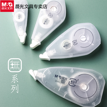 Morning light correction with affordable installed large capacity transparent film with young girl students with this taste simple wind ins day series correction with small portable mini transparent muted net red reword with a change belt