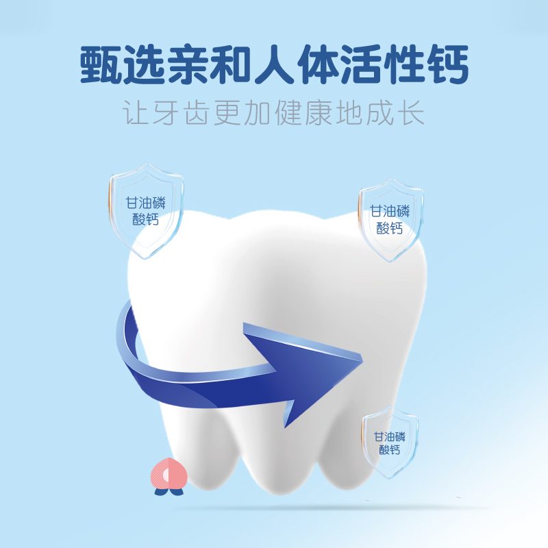 仁和匠心儿童牙膏2-3-6一12岁含氟宝宝换牙期可防蛀牙专用05