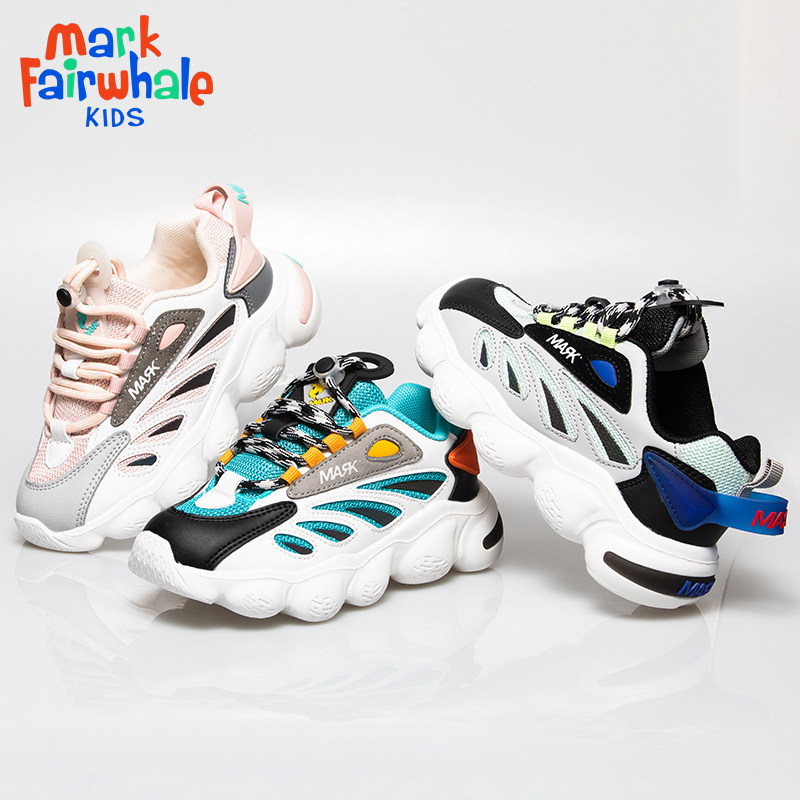 Mark Fairwhale 马克华菲 穿越 儿童厚底运动鞋 天猫优惠券折后￥79.9包邮（￥129.9-50）4色可选