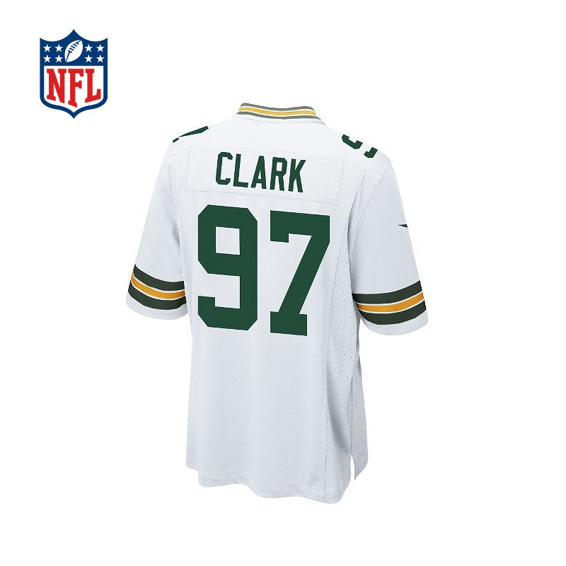 Nfl 绿湾包装工客场比赛球衣 Kenny Clark 大童 搜又搜