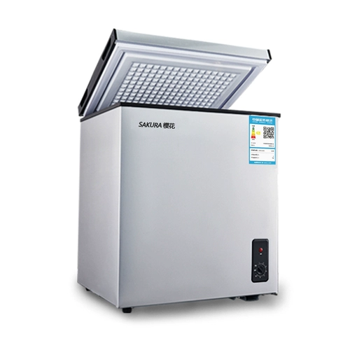 Sakura 158L морозильник небольшой холодный шкаф Домохозяйство Коммерческое вертикальное морозильник в холодильнике свежие мощности с большим объемом двойного использования