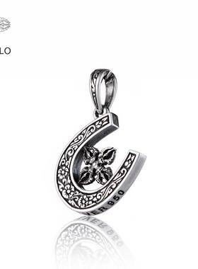 ZOCALO常青藤系列马蹄铁吊坠