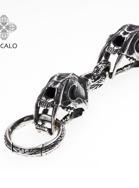 ZOCALO剑齿虎系列五虎头手链银饰