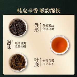 正山堂岩语鉴山马头岩肉桂礼盒装武夷山特级正岩茶叶年货送礼51g