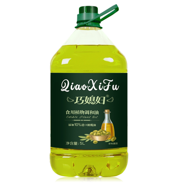 巧媳妇10%橄榄油食用油调和油5L非转基因色拉植物油家用 - 图0