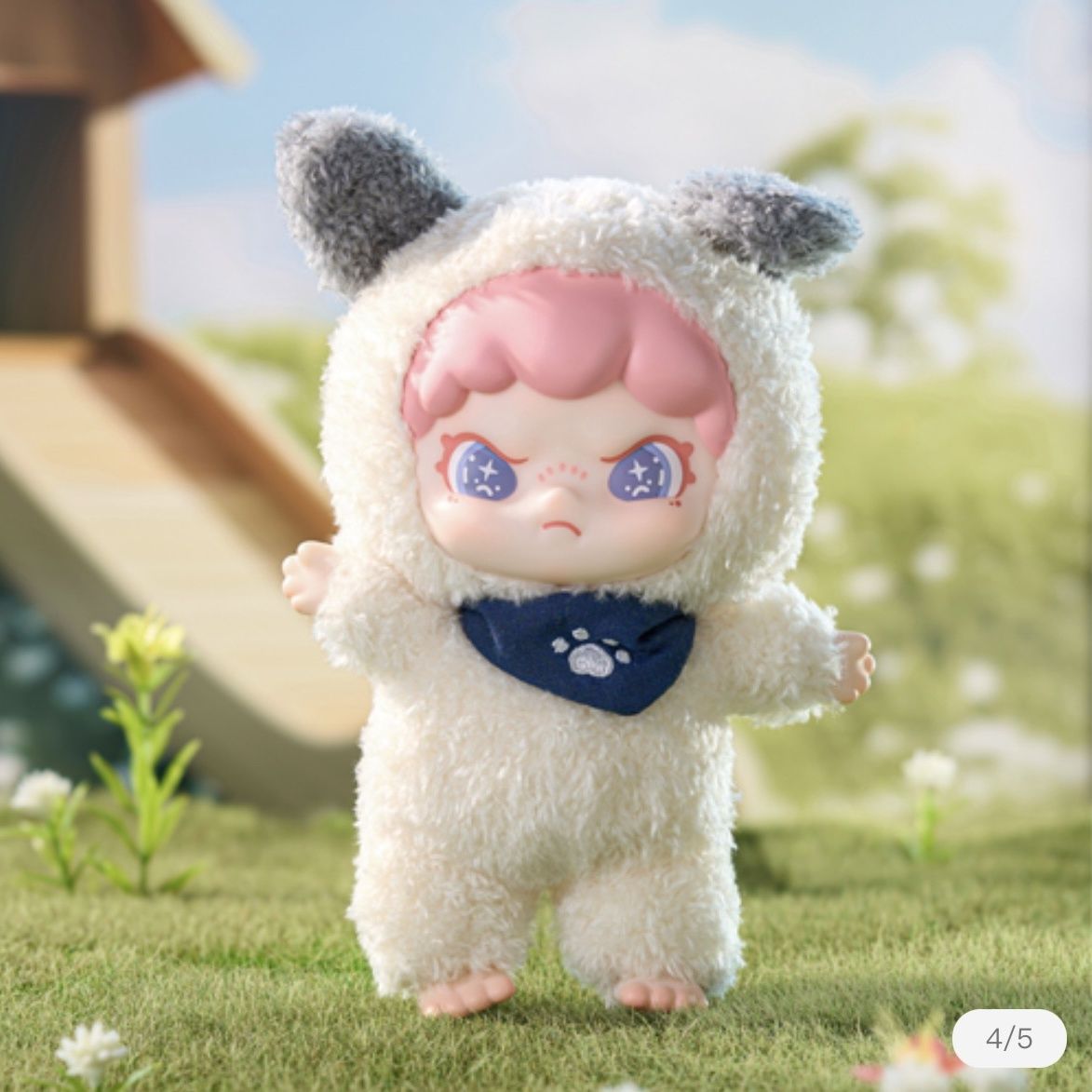 正版TNT大表姐DORA茸茸动物所系列盲盒手办搪胶毛绒挂件节日礼物 - 图3