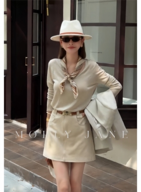 中古回纹方巾100%棉针织服饰专属配饰高级女装秋冬百搭丝巾DJ-167