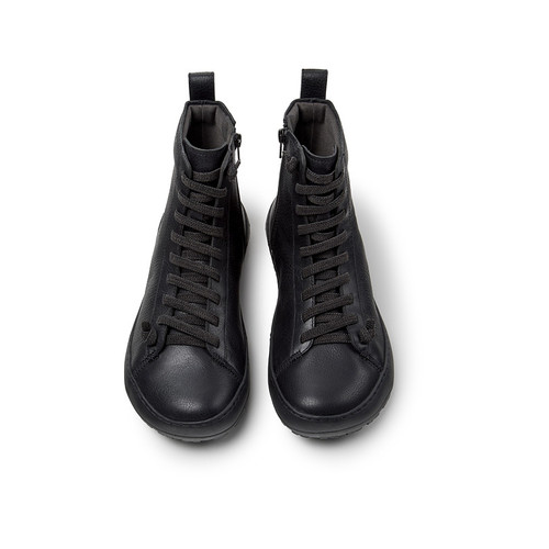 【新品】Camper看步女靴PeuSerra经典短靴真皮舒适系带靴 - 图0
