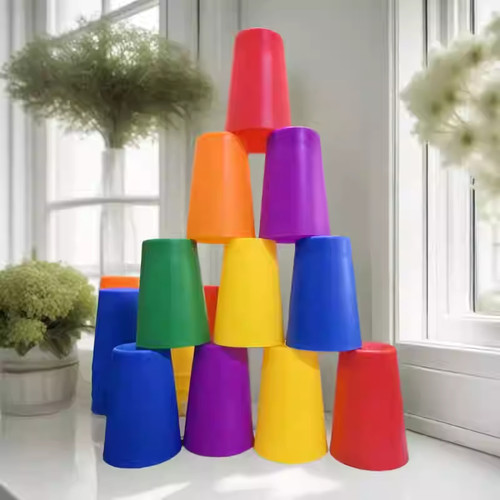 儿童益智类专注训练速叠杯对战幼儿园玩具叠叠杯桌面亲子互动游戏 - 图0