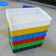 Plastic turnover box rectangular storage box thickened logistics box warehouse parts box box rubber box basket rubber frame with lid