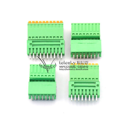 KF15/2EDGKD 2.5/2.54MM插拔式PCB接线端子直弯针插座2/3/4/5/12P - 图3