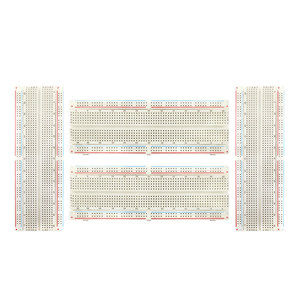 TELESKY MB-102优质面包板实验板线路电路板 带彩条165×55×10mm