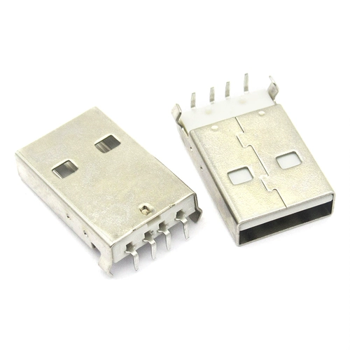 USB Plug White A Head A -Headed Male 90 -Degree Foot Sward Board Direct Insertion (10)