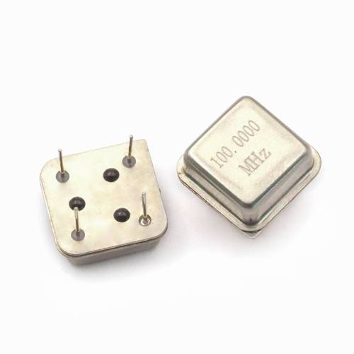TELESKY 有源晶振 100MHZ 正方形 四脚直插 100M 石英晶体 晶振 - 图0