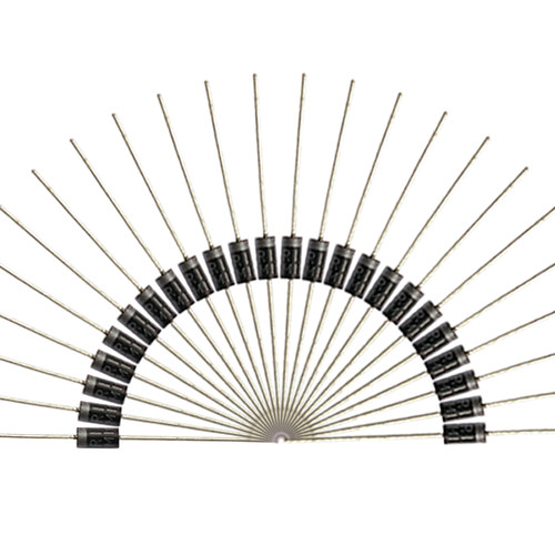 FR107 1A/1000V 直插 DO-41 快恢复 整流二极管 （50个） - 图0