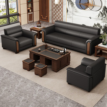 Office sofas minimalist modern business reception room Guest Single Trio office Office Tea Table Combo Suit