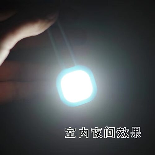 宠物LED吊牌硅胶防水发光吊坠泰迪配饰防走失狗狗用品挂件灯狗灯 - 图1