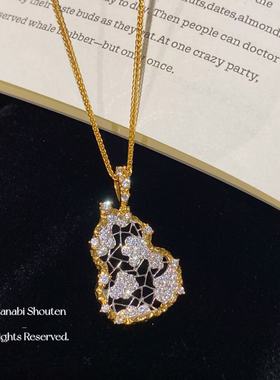 ＜花火商店＞至上系列 - 雕纹镂空葫芦锆石通体925银长款项链