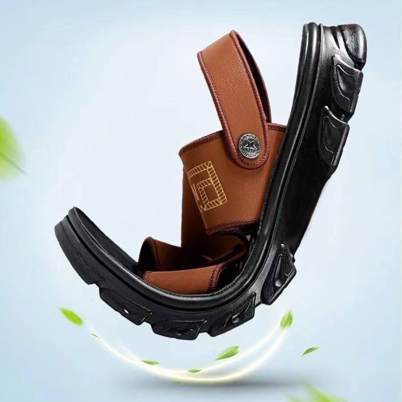 男士凉鞋防滑耐磨厚底拖鞋男款沙滩鞋干湿两用夏季防滑防水凉拖鞋,淘宝优惠券,粉丝福利购,淘宝优惠卷