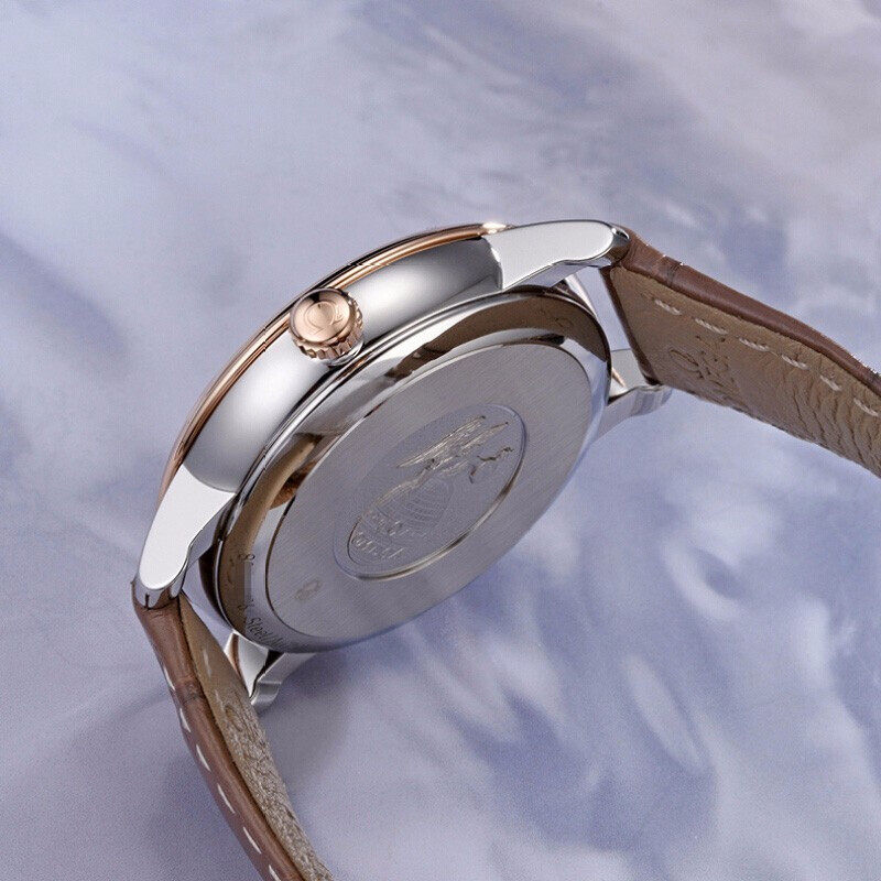 瑞士正品欧米茄碟飞系列机械女表 计时分手表海外瑞士腕表