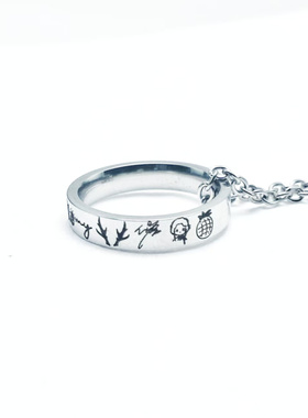 白鹿签名粉丝应援戒指