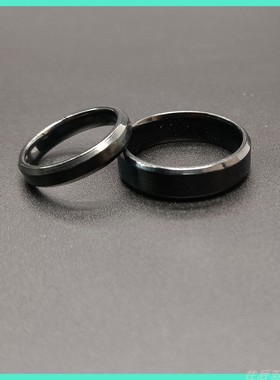 刻字网红毕业订做日韩潮黑色戒指