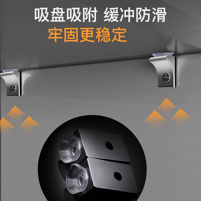 锌合金层板托隔板托固定托架搁板托支架橱柜衣柜卡扣支撑玻璃托钉 - 图2
