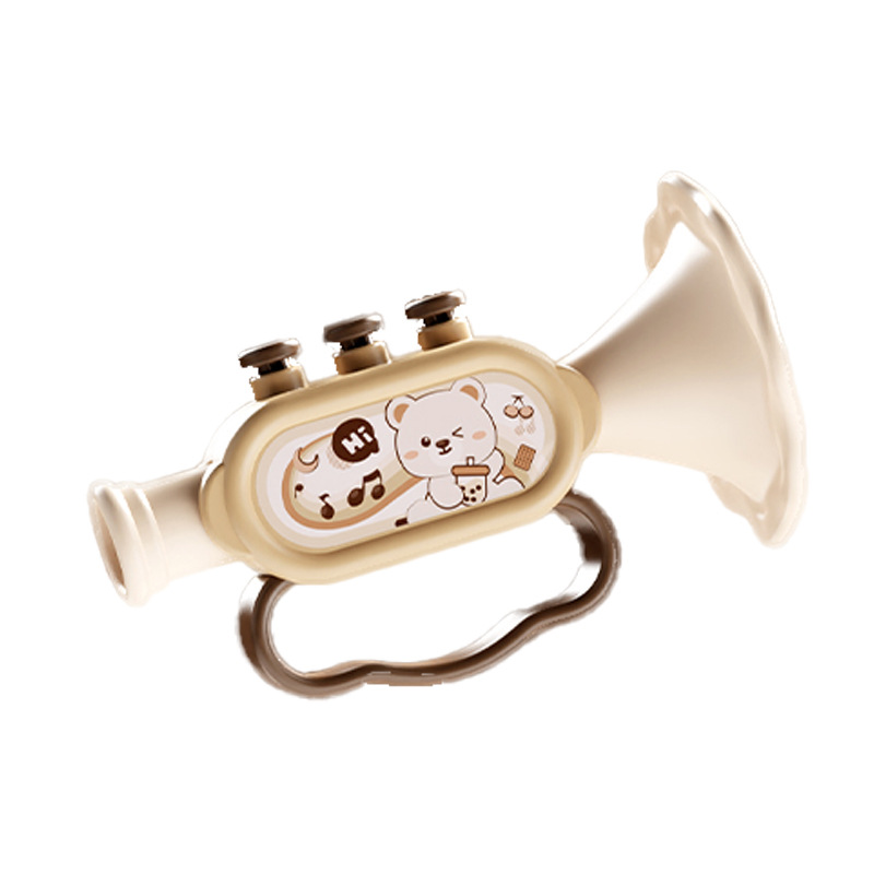 儿童益智早教启蒙玩具手拍鼓打击乐器宝宝铃鼓可咬婴幼儿0-3岁 - 图3