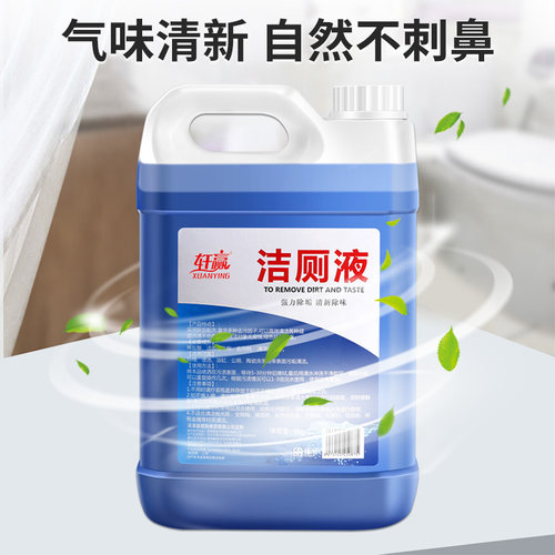 洁厕灵强力去污除臭刷洗黄垢马桶清洁剂卫生间尿碱溶解液大桶装所 - 图3