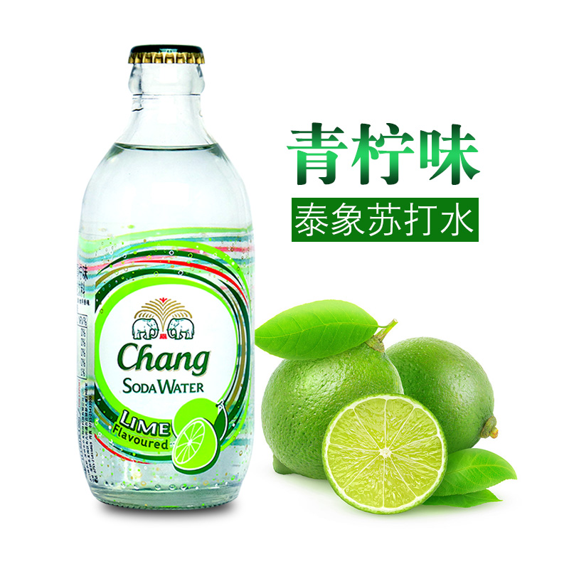 泰国进口Singha/泰象/苏打水325ml*24瓶整箱气泡水无糖饮料 - 图2