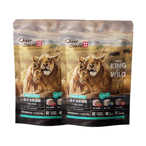 畅享优品K系列幼猫粮试用装小包装冻干试吃装208g*2成猫体验装 - 图3