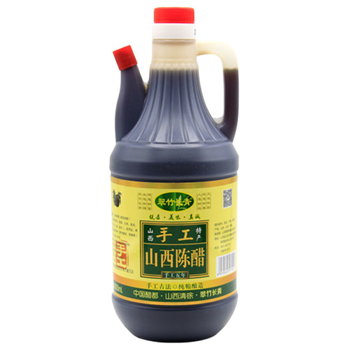 山西特产桶装农家用食用正宗手工纯粮酿造老香清徐陈醋800毫升3壶 - 图3