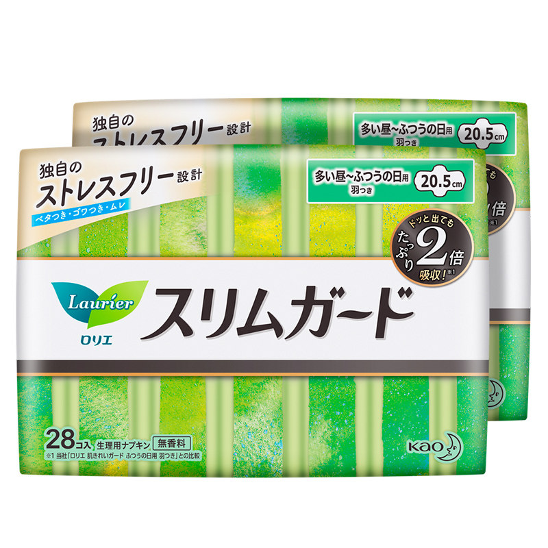 日本乐而雅零触感超薄柔软贴合日用 花王个护海外卫生巾