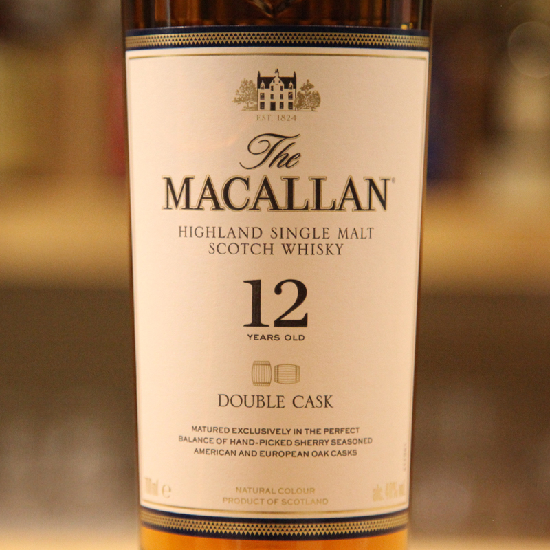 Macallan麦卡伦12年蓝钻双雪莉桶单一麦芽苏格兰威士忌700ml正品-图1