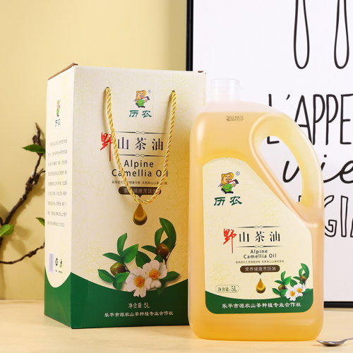 历农纯正山茶油5L 江西高山纯茶油食用油 野茶树茶籽油官方旗舰店 - 图0