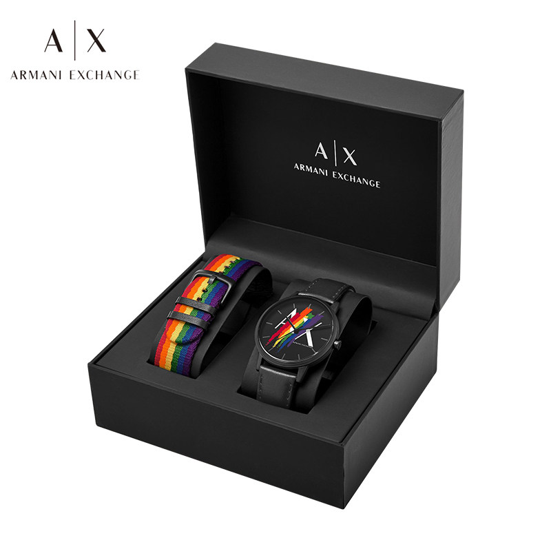 【直营】armani exchange阿玛尼礼盒 天猫国际时尚直营欧美腕表