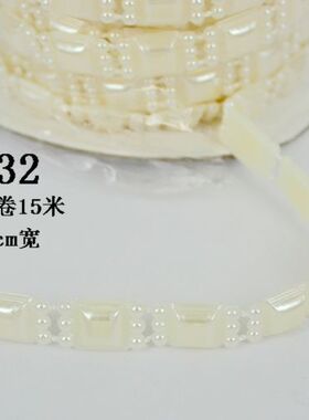 新款ABS珍珠链条各种花边款式可供选择 塑料米白链子项链