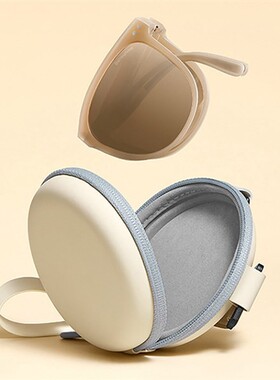 新疆包邮太阳镜女蕉下同款折叠眼镜女网红遮阳偏光墨镜小红书时尚